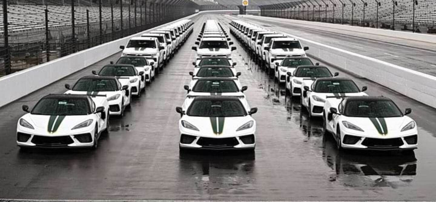 Indy 500 Corvettes
